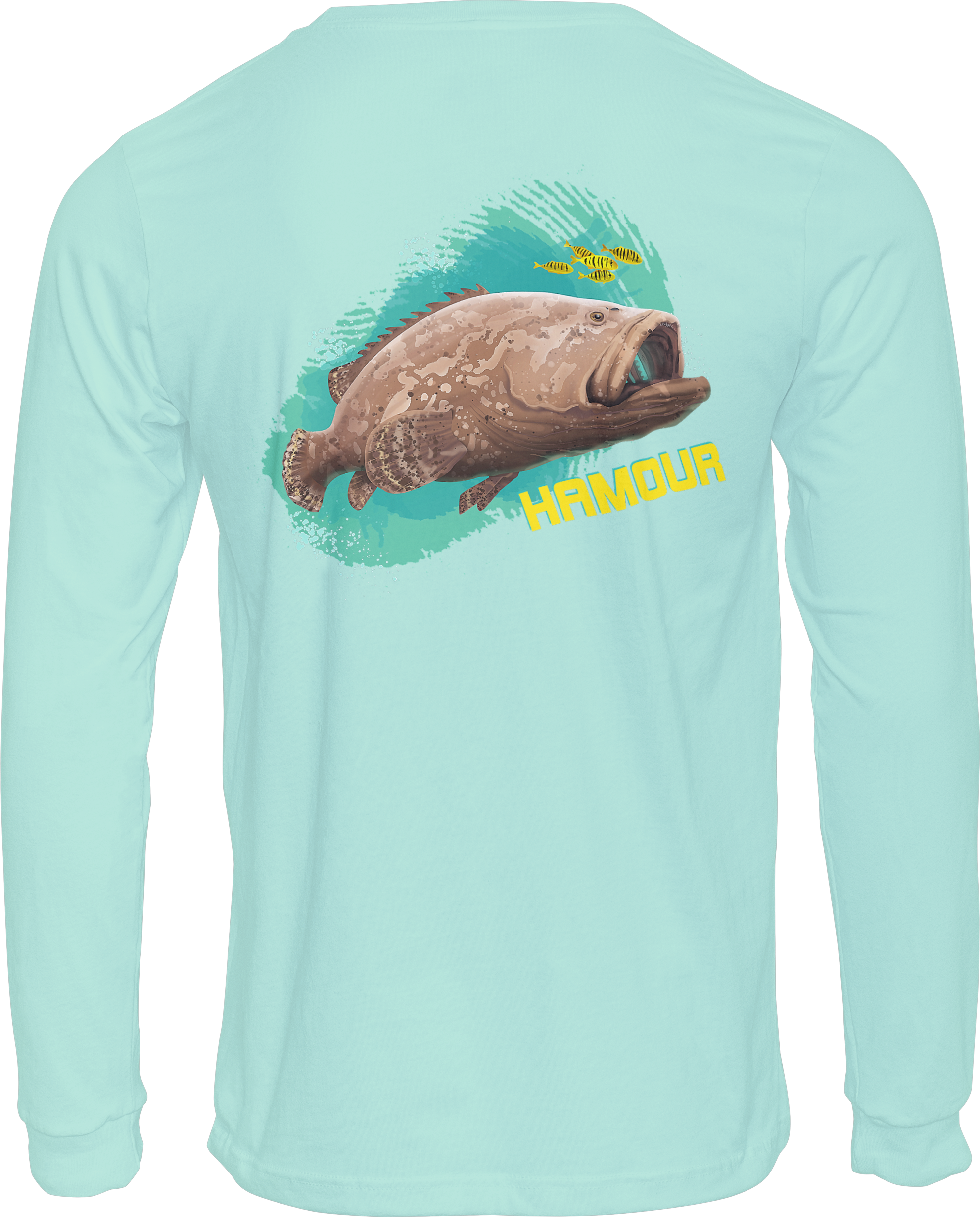 Grouper / Hamour - Long Sleeve Fishing T-shirt