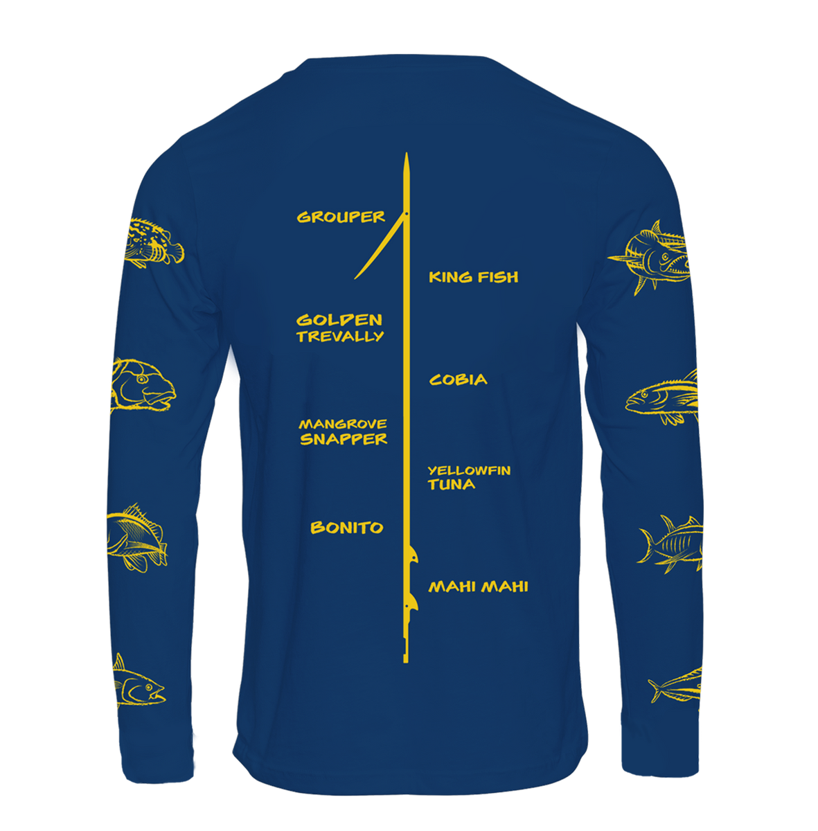 50+UPF Long Sleeve T-shirt - Spearo Design – Fish2Spear