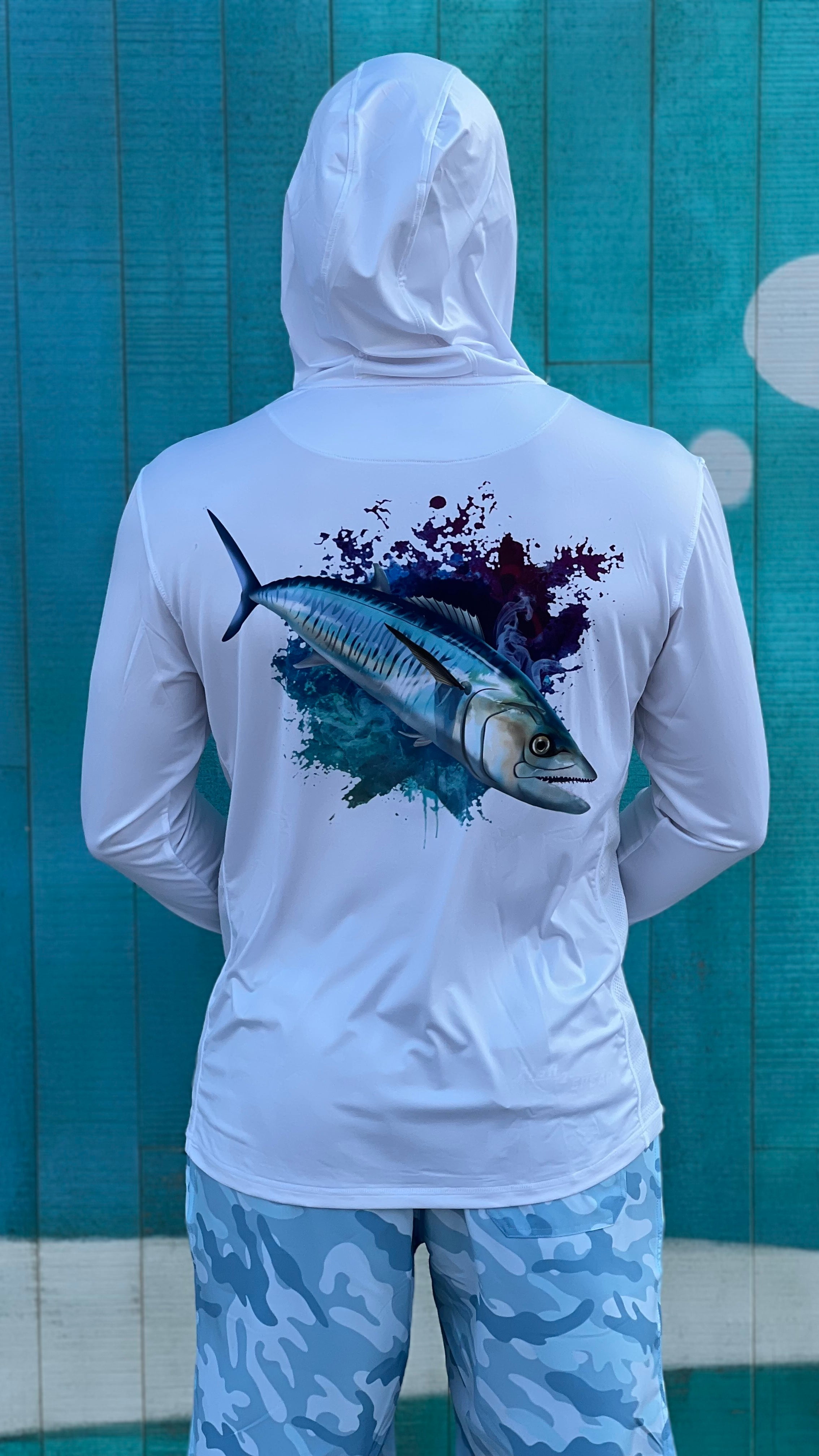 Performance Hoodies - Spanish Mackerel