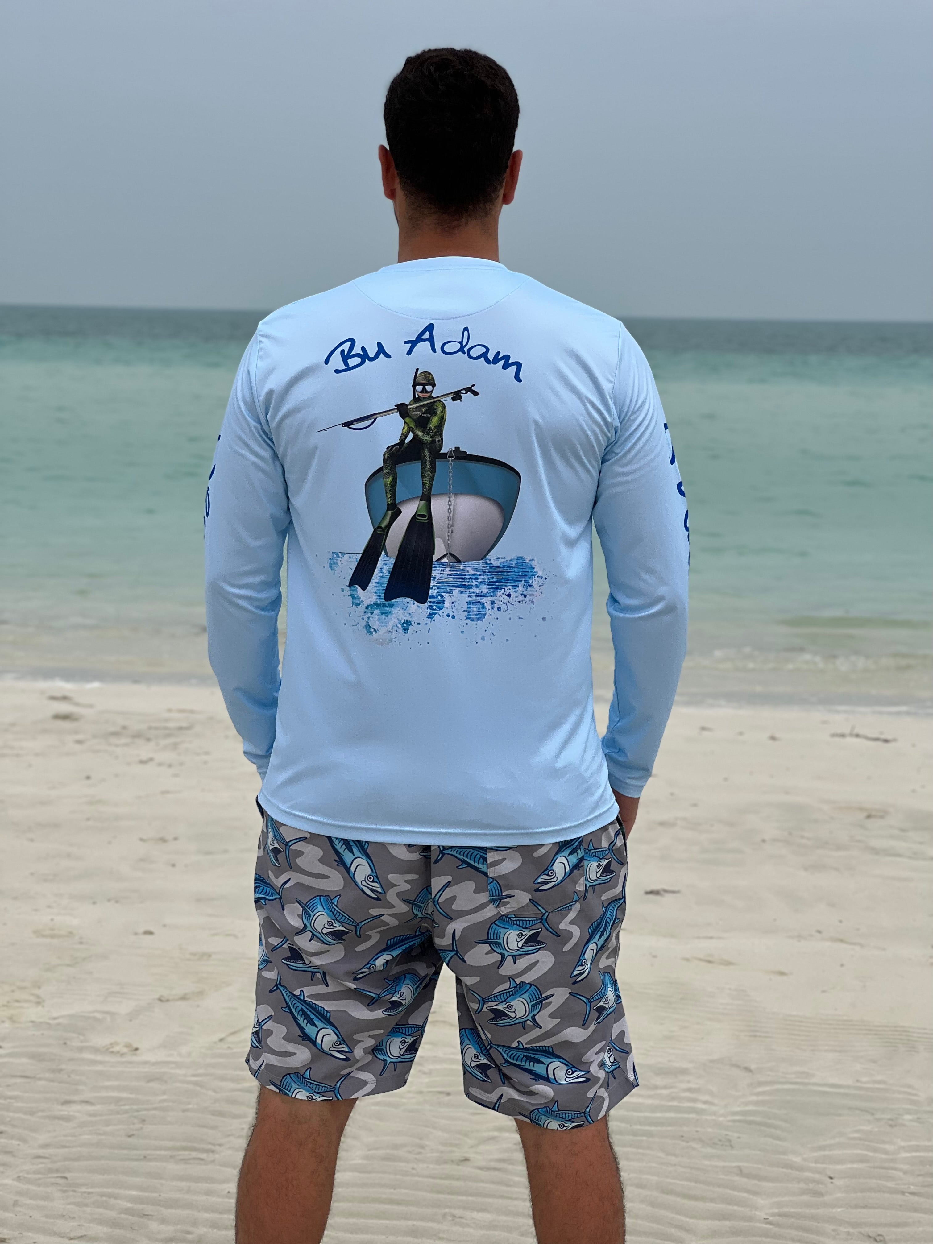 Ultimate Spearo Design Long Sleeves UV, Polyester T-shirt