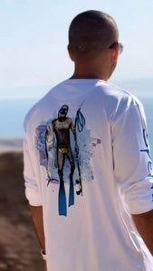 Ultimate Spearo Design Long Sleeves UV, Polyester T-shirt, Spearfishing Rashguard