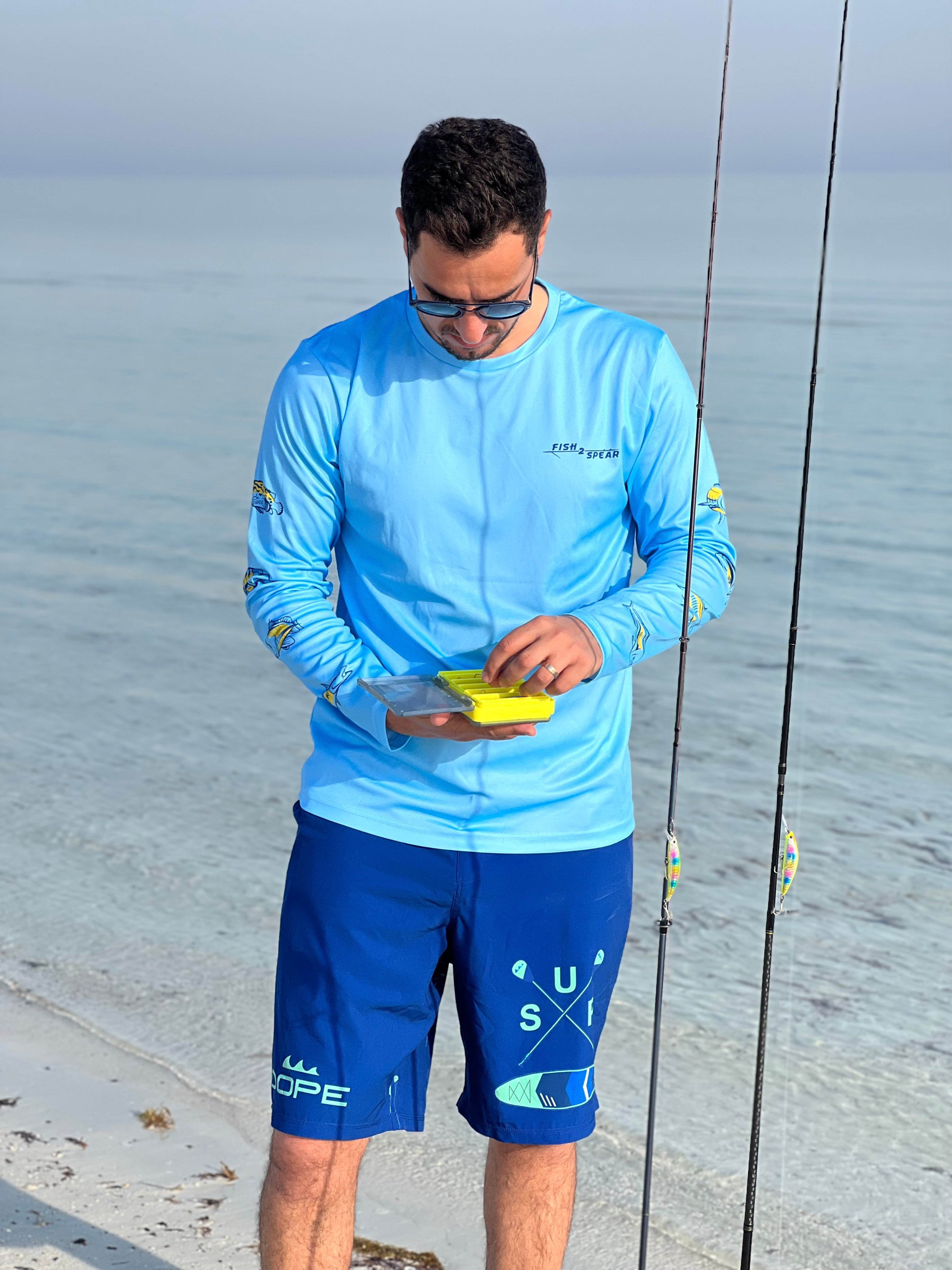 50+UPF Long Sleeve T-shirt, Fishing Apparel, Fishing Shirt, UV T-Shirt