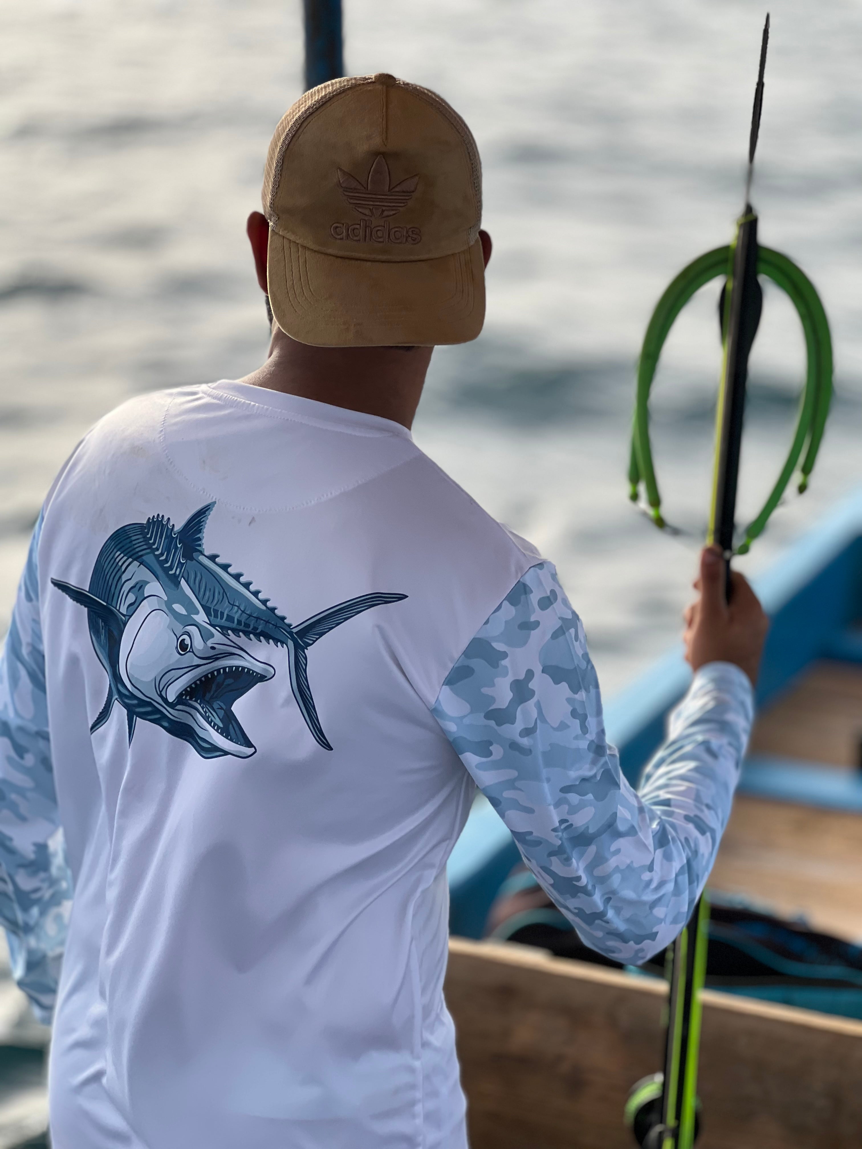 50+UPF Long Sleeve T-shirt, Fishing Apparel, Fishing Shirt, UV T-Shirt