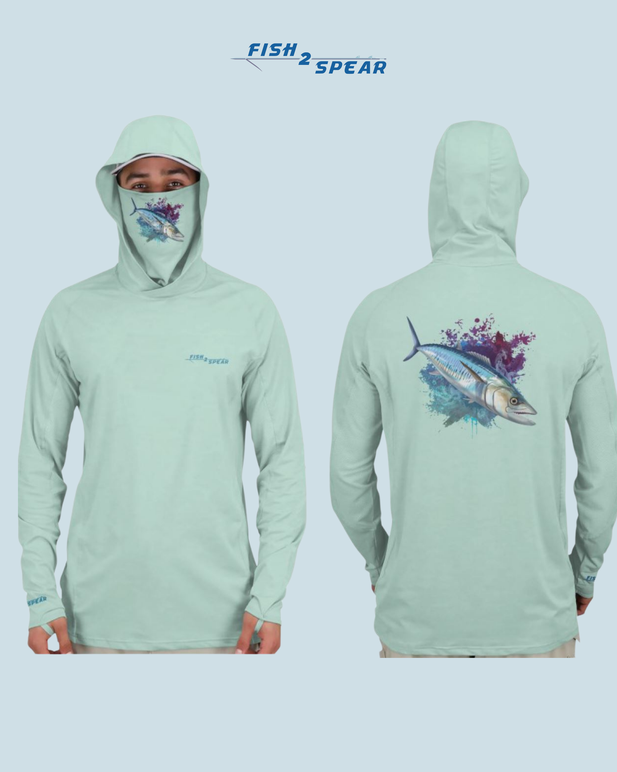 Performance Hoodies - Spanish Mackerel