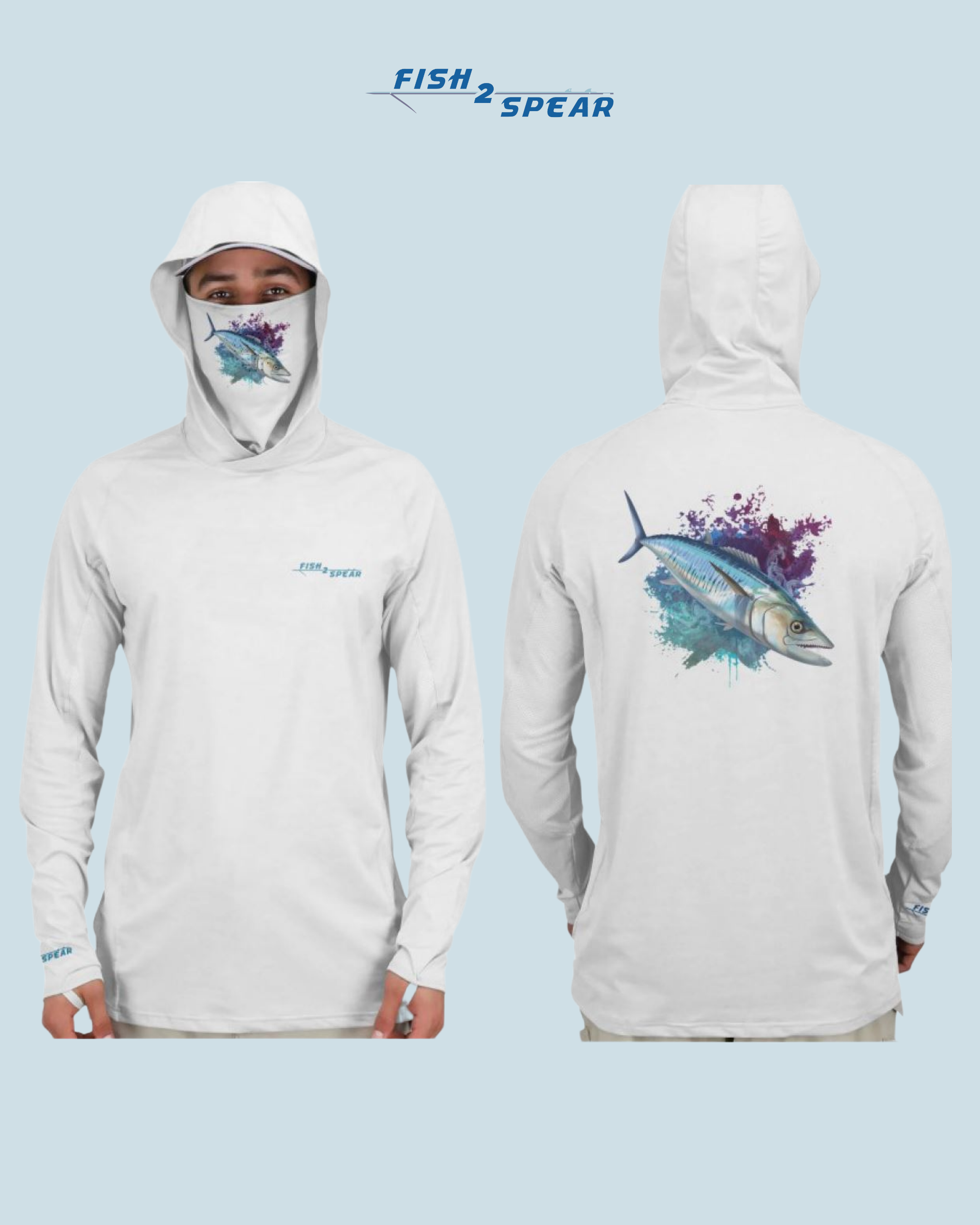 Performance Hoodies - Spanish Mackerel