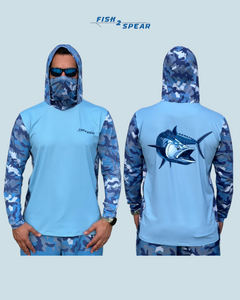 Performance Hoodies - Camo Kingfish