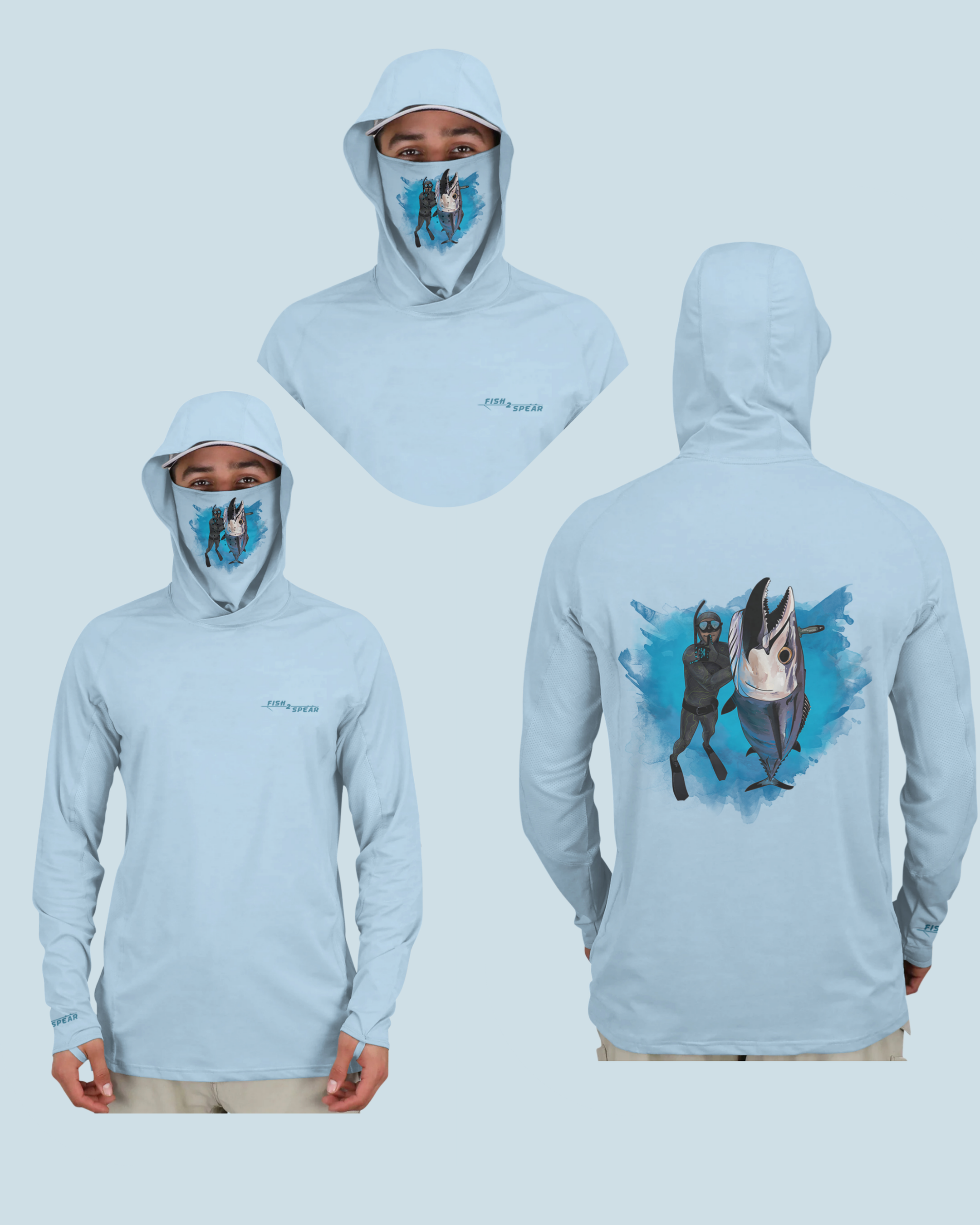 Performance Hoodies - Speared Dogtooth Tuna