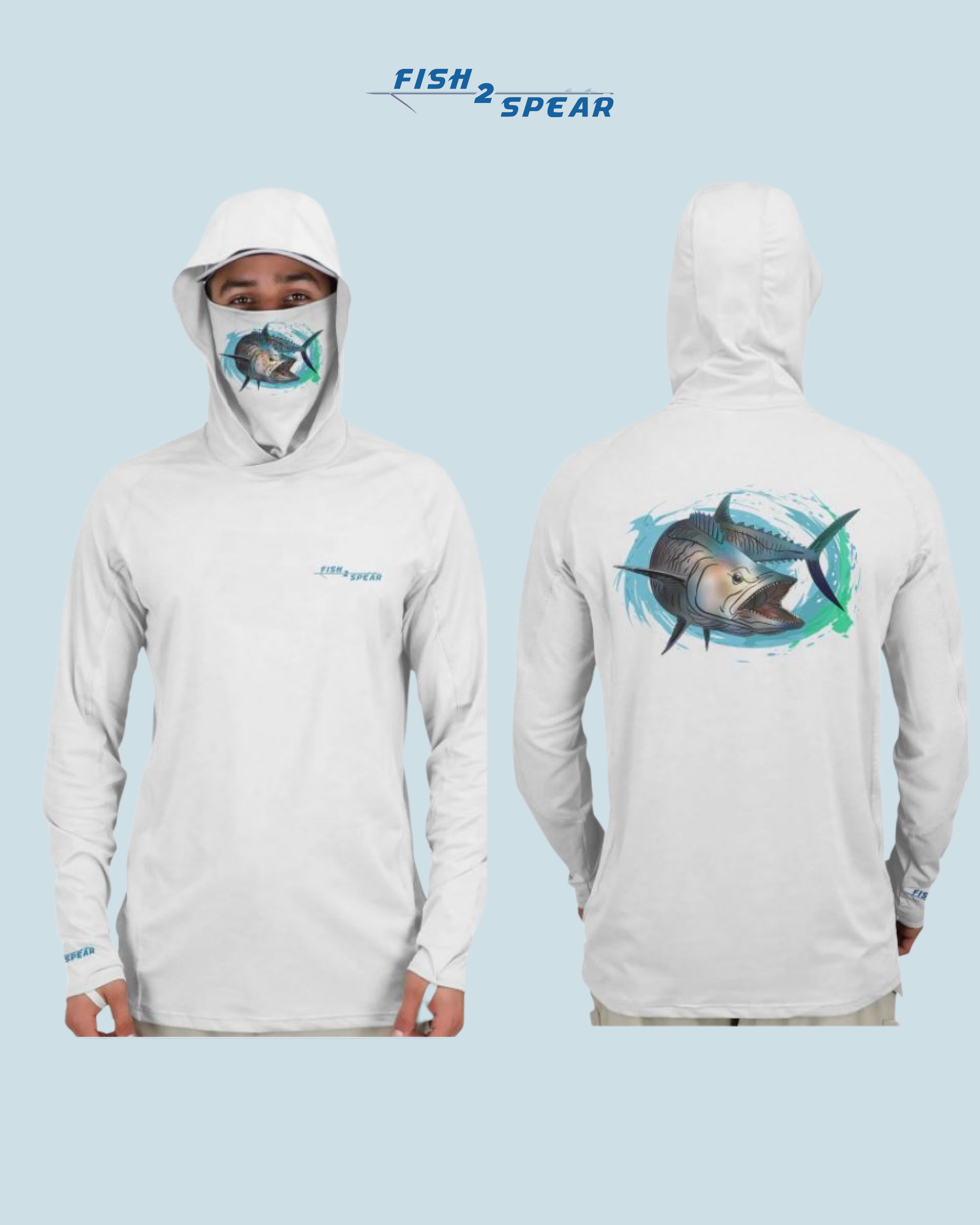 Performance Hoodies - Fierce Kingfish