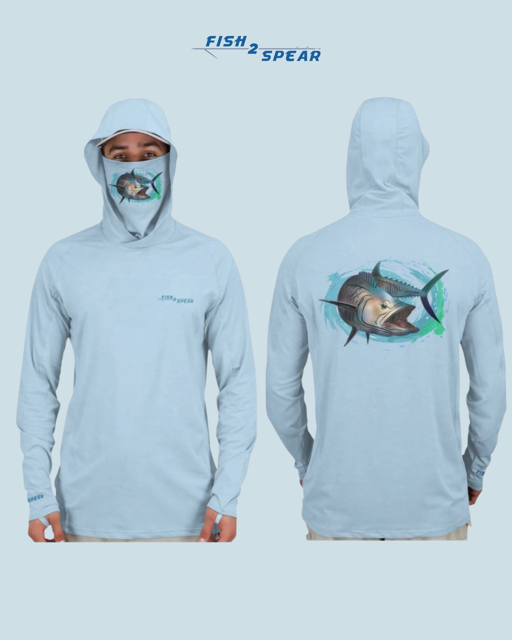 Performance Hoodies - Fierce Kingfish