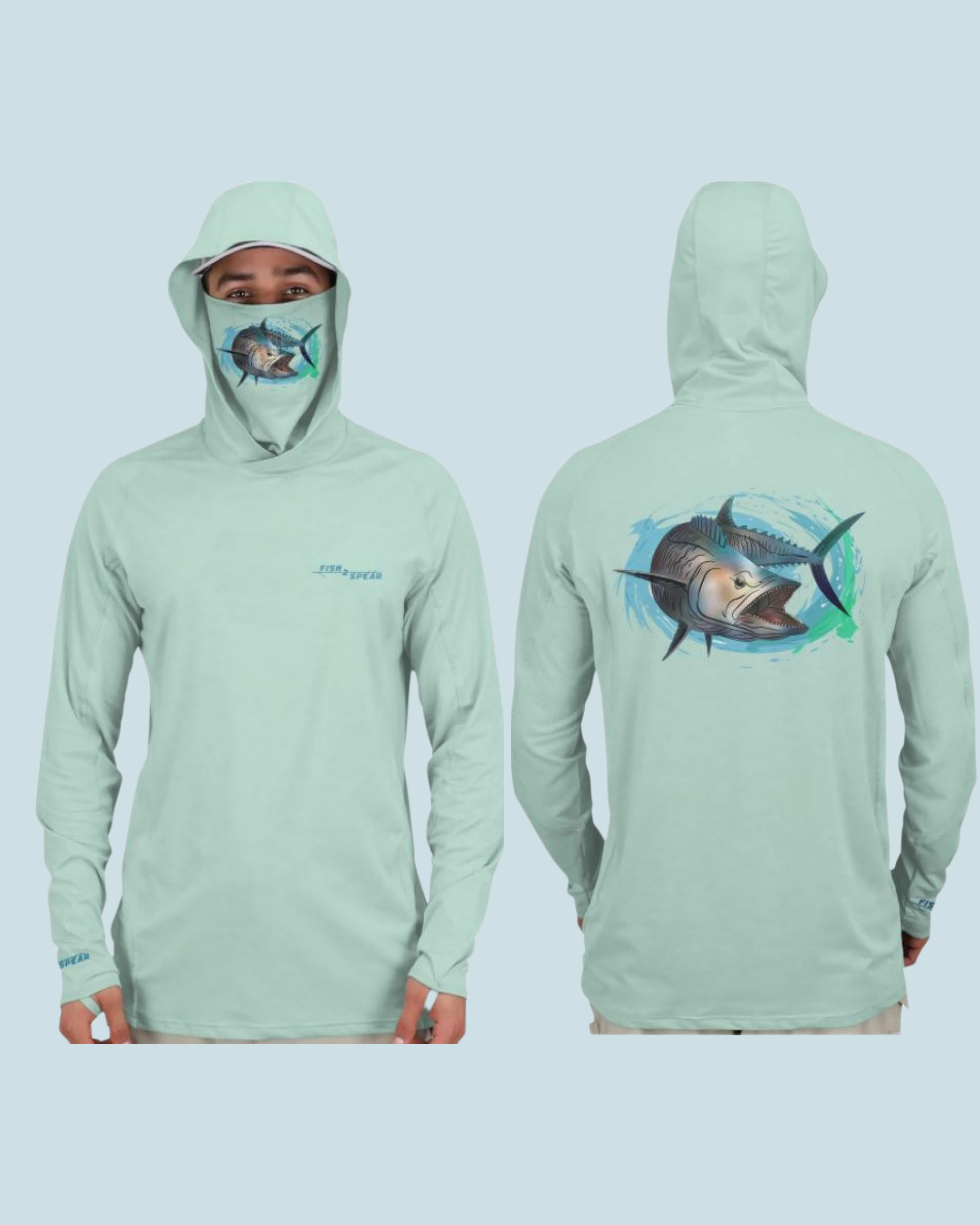 Performance Hoodies - Fierce Kingfish
