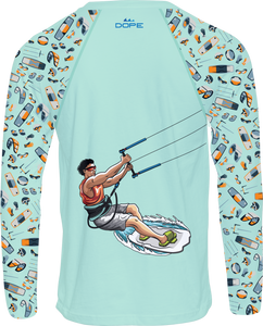 Kitesurfing - Long Sleeve Performance T-shirt