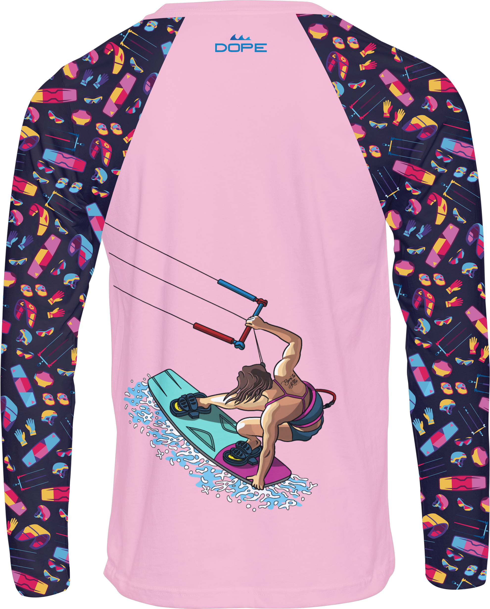 Kitesurfing - Long Sleeve Performance Female T-shirt
