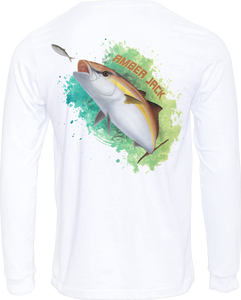 Amber Jack - Long Sleeve Fishing T-shirt