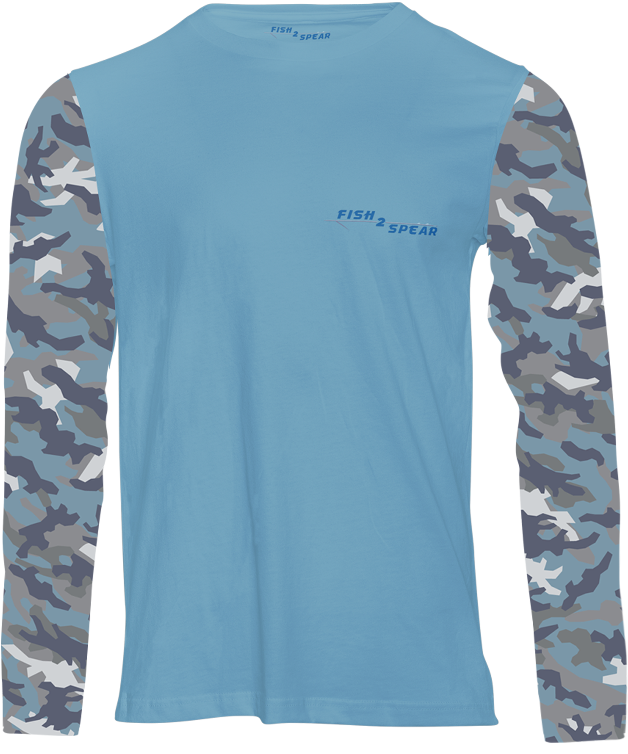 Camo Kingfish - Long Sleeve Fishing T-shirt