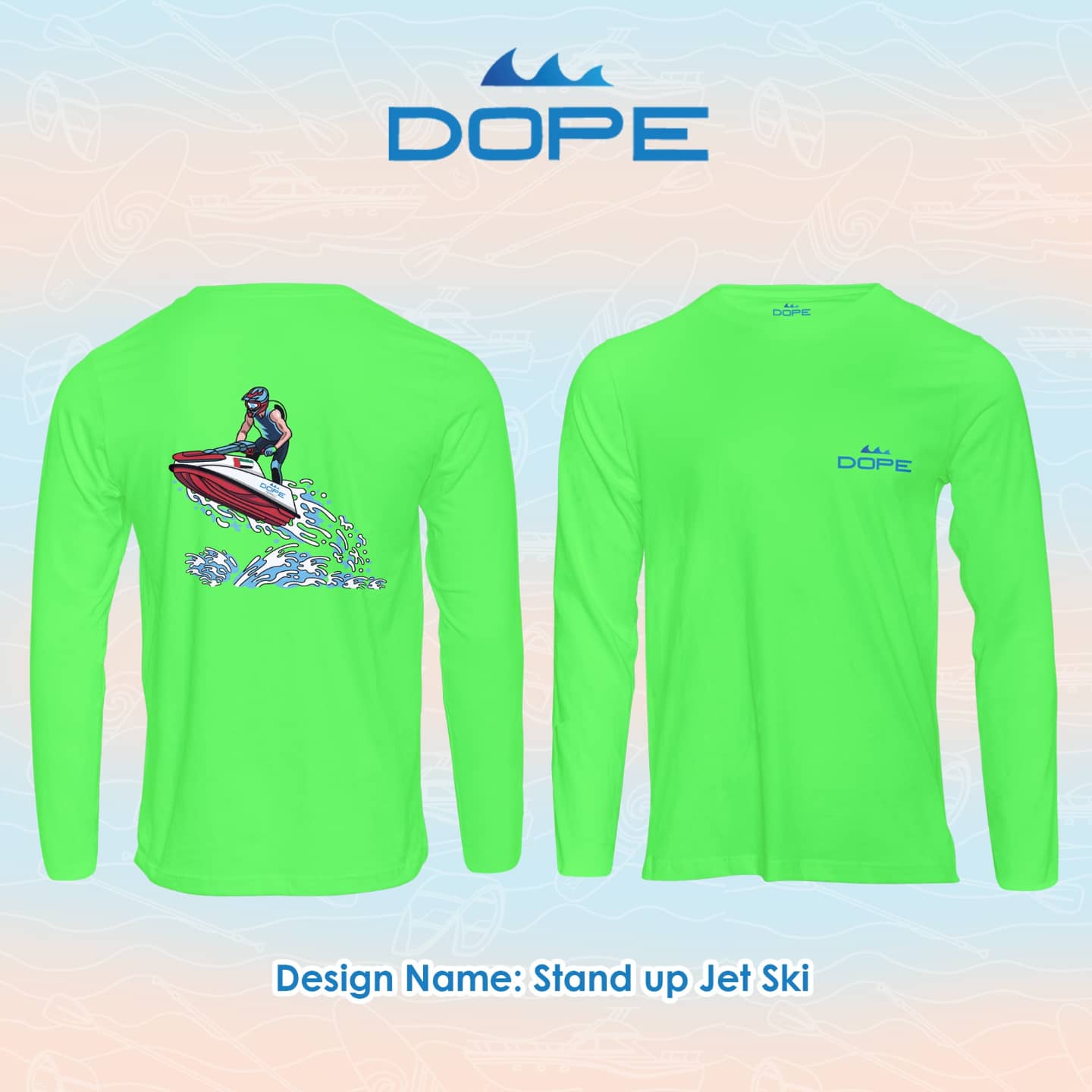Stand-Up Jetski - Long Sleeve Performance T-shirt