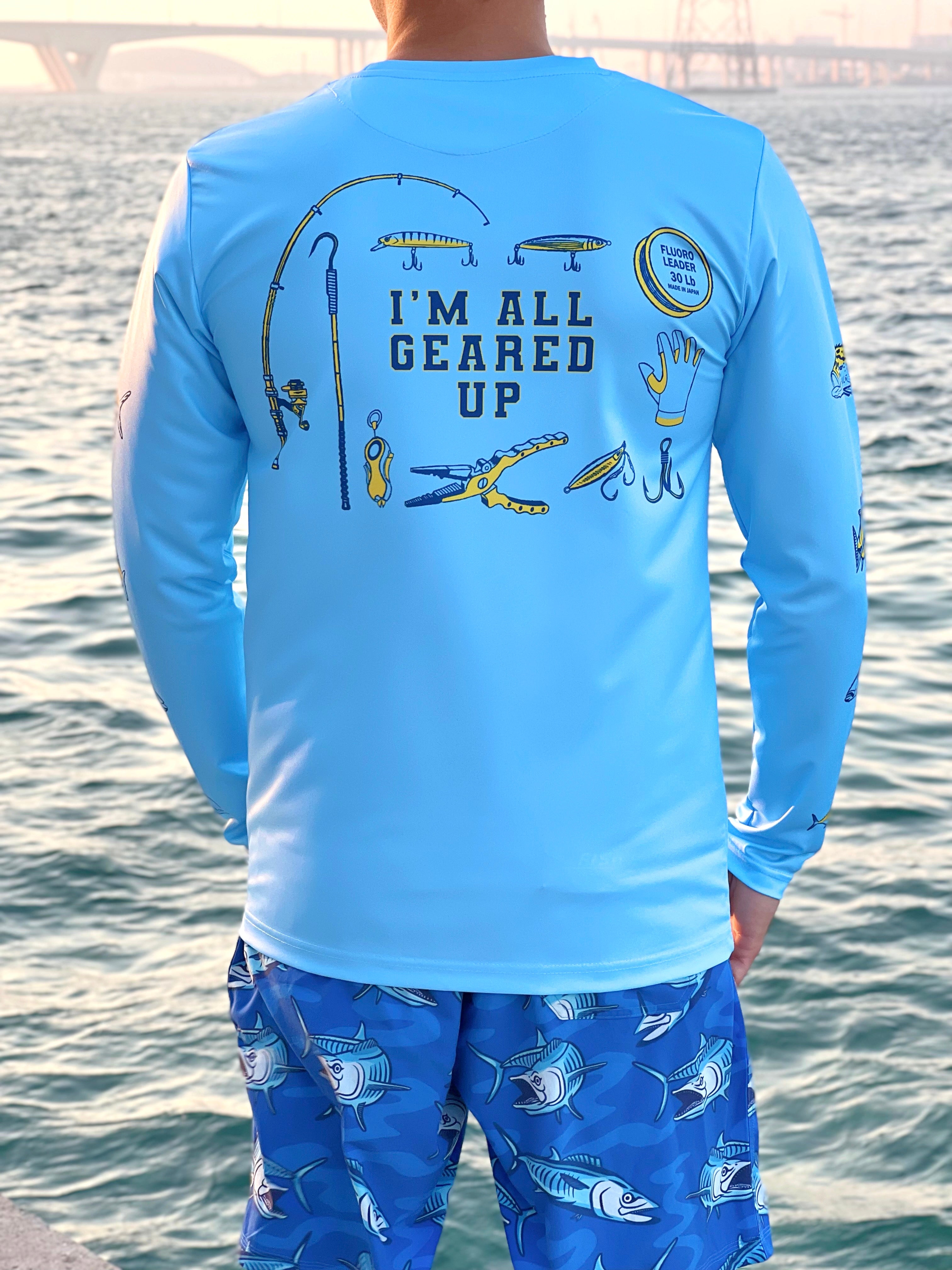 50+UPF Long Sleeve T-shirt, Fishing Apparel, Fishing Shirt, UV T