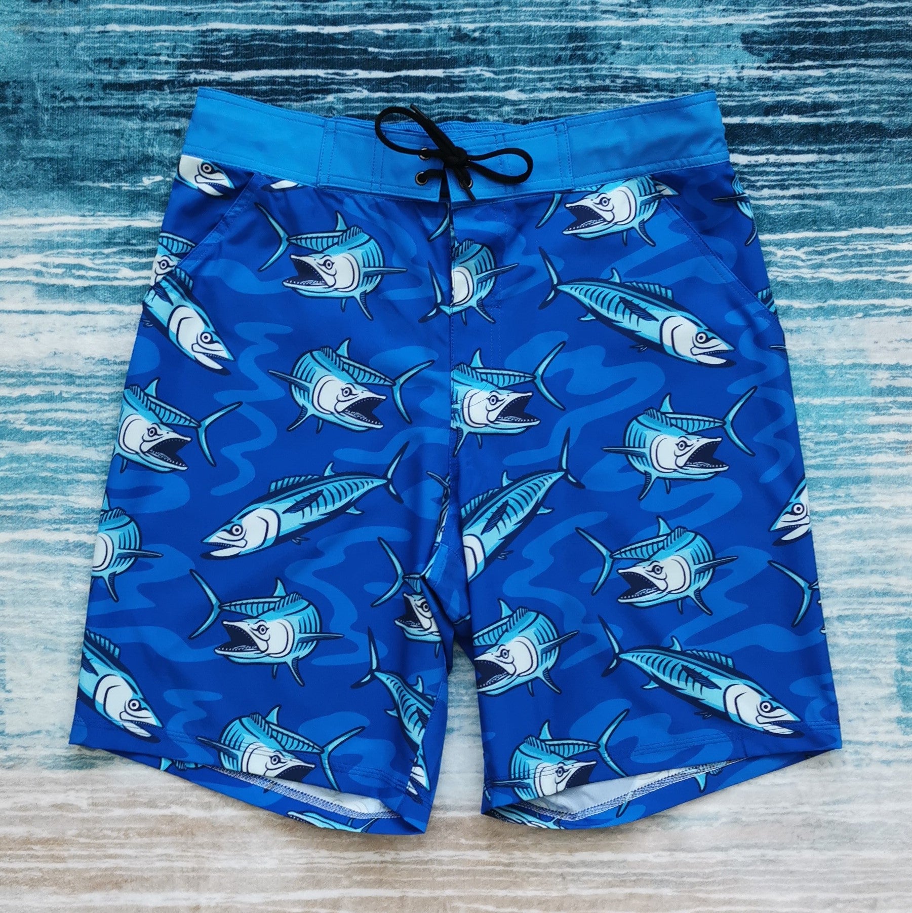 Water Repellent Fishing Shorts - Spanish Mackerel – Fish2Spear