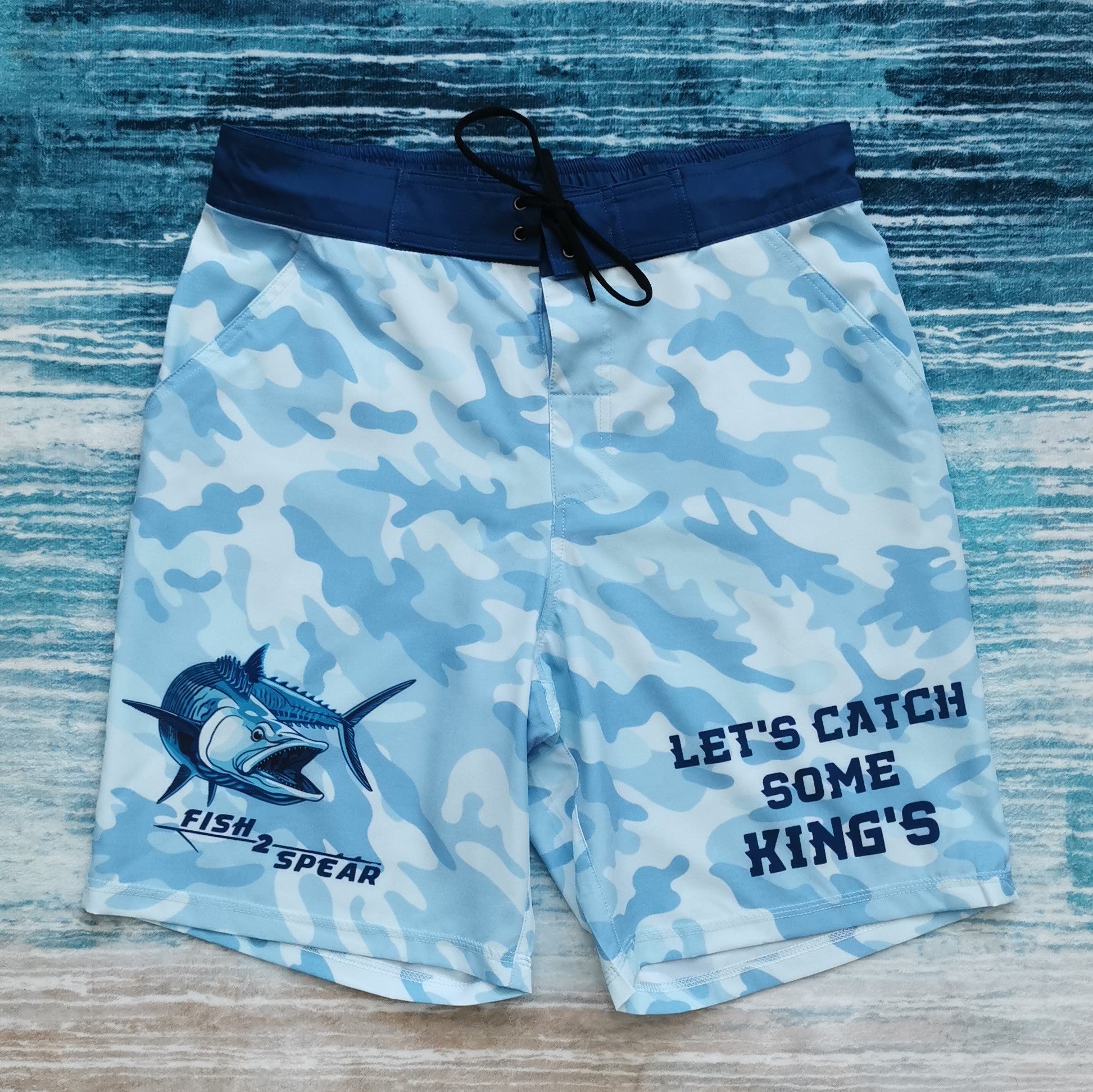 Kingfish Fishing Shorts, Board Short, Swimming Short, Water Repellent Short