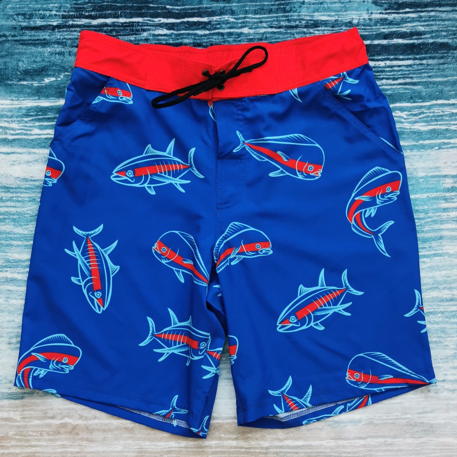 Water Repellent Fishing Shorts - Tuna & Mahi Mahi – Fish2Spear