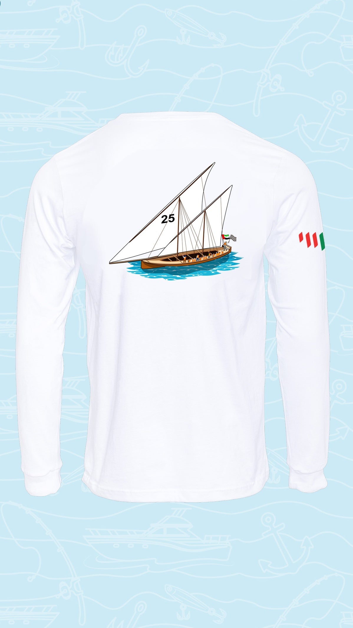 ؛Traditional Race Boat - Long Sleeve T-shirt