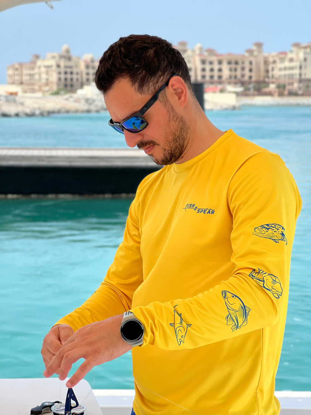 Ultimate Spearo Design Long Sleeves UV, Polyester T-shirt