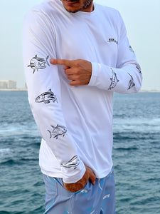 Ultimate Spearo Design Long Sleeves UV, Polyester T-shirt