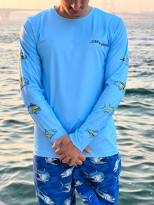 50+UPF Long Sleeve T-shirt, Fishing Apparel, Fishing Shirt, UV T-Shirt