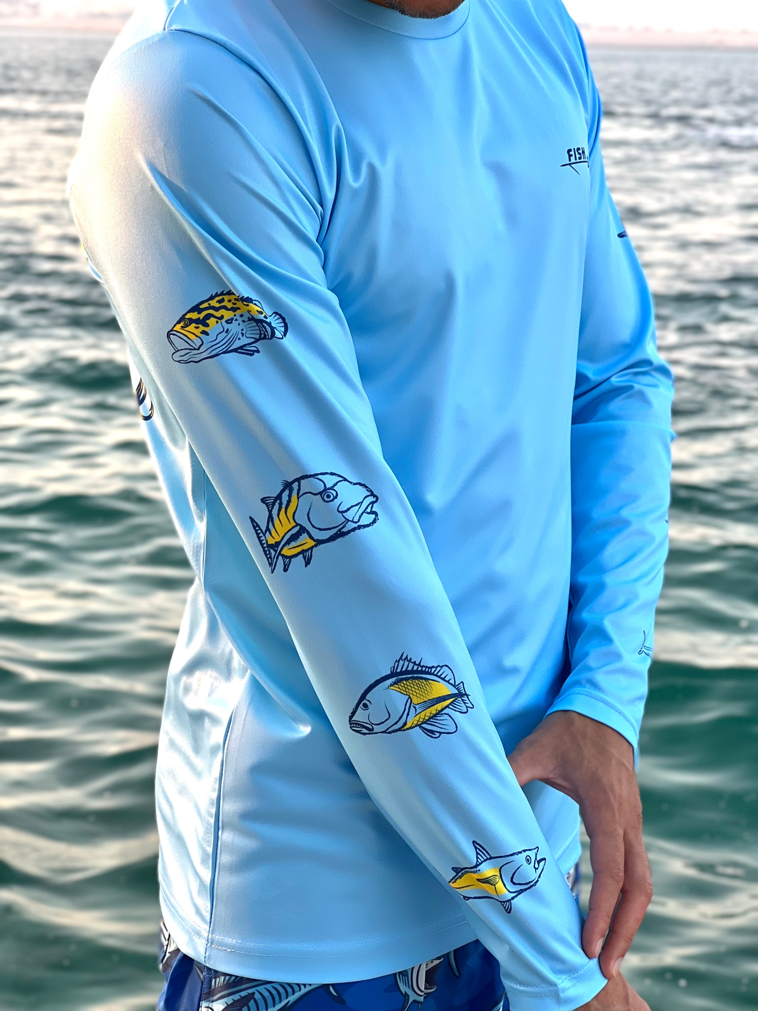 50+UPF Long Sleeve T-shirt, Fishing Apparel, Fishing Shirt, UV T-Shirt –  Fish2Spear