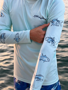 All-American Fishing Ultimate Dri Fit Fishing Shirt UPF 50+Long