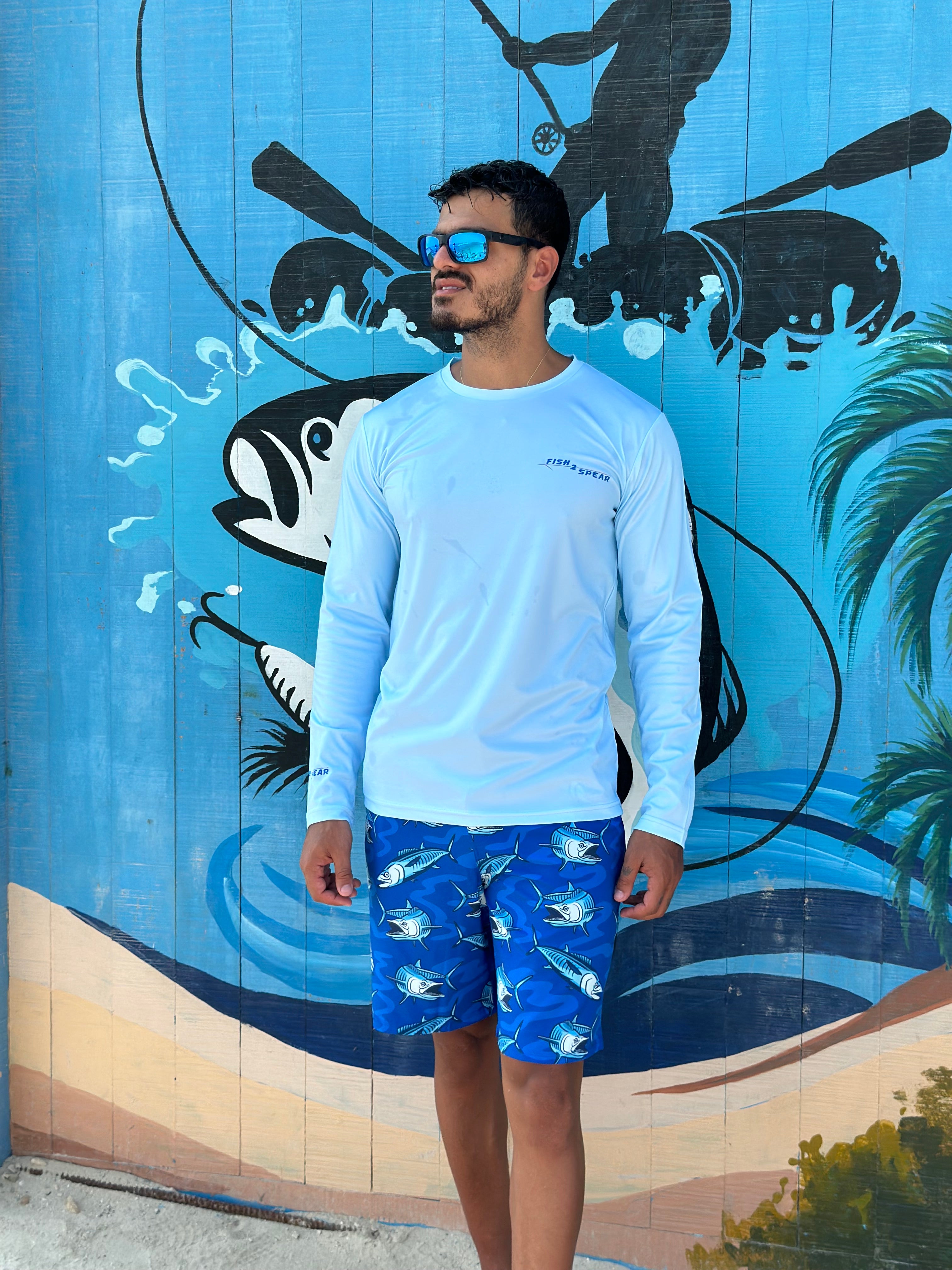 Sharks - Long Sleeve Fishing T-shirt