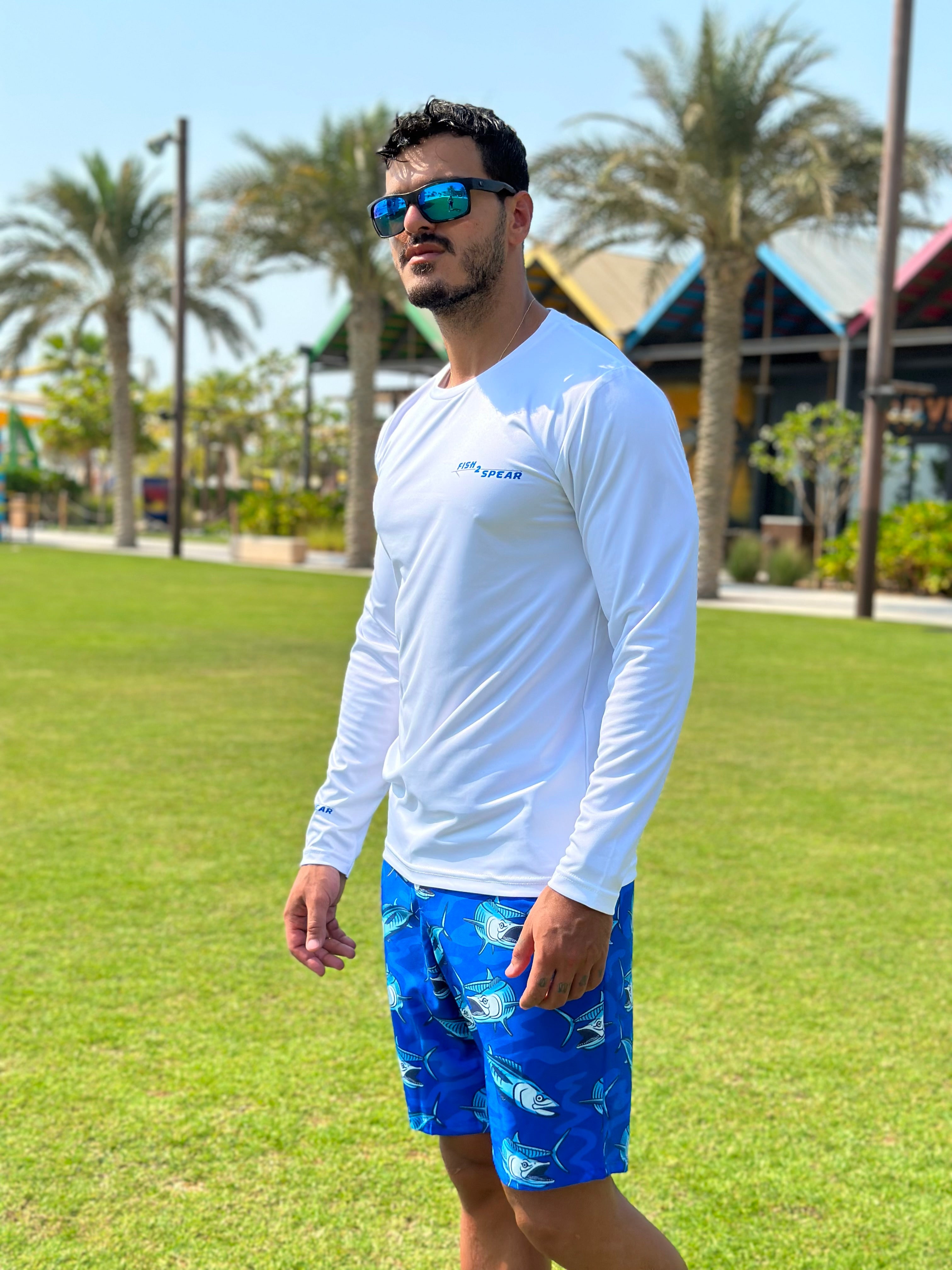 Sharks - Long Sleeve Fishing T-shirt