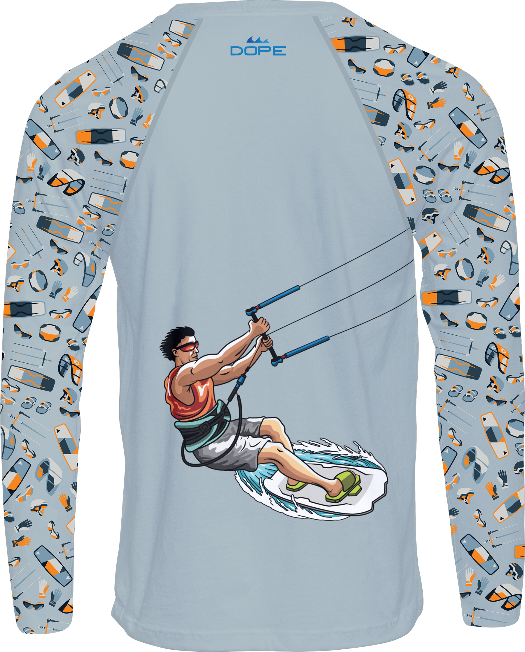 Kitesurfing - Long Sleeve Performance T-shirt