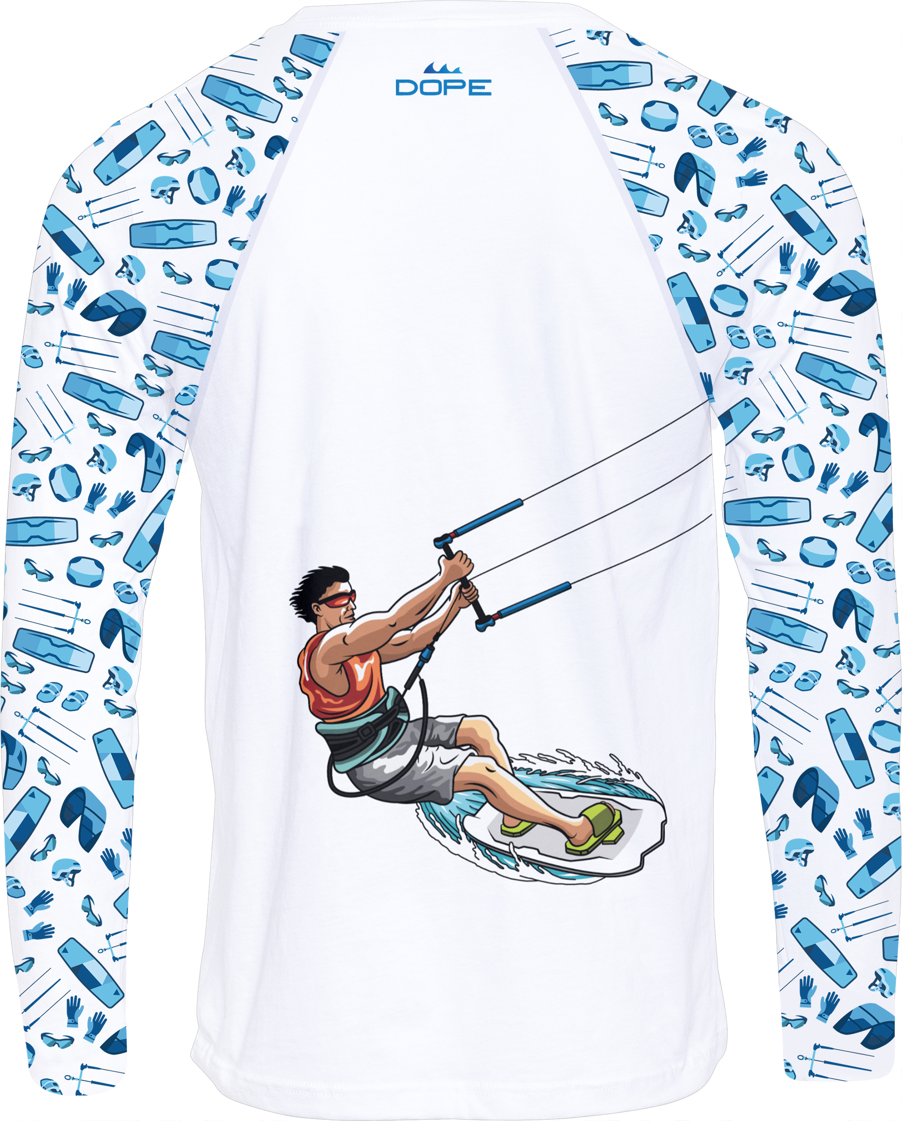 Kitesurfing - Long Sleeve Performance T-shirt