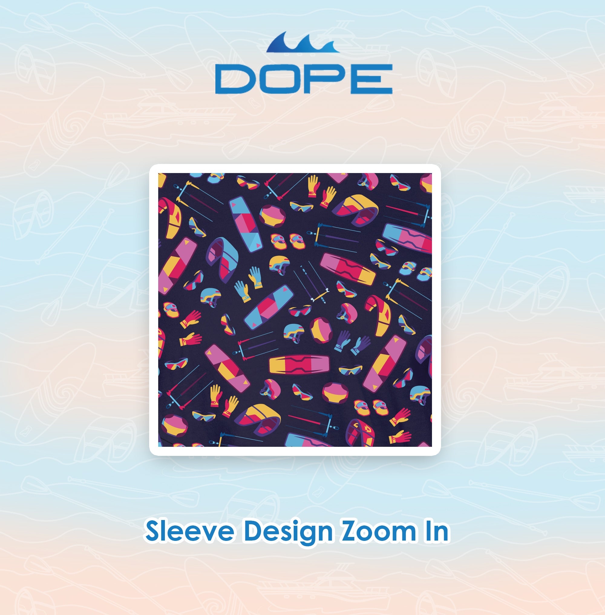 Kitesurfing - Long Sleeve Performance Female T-shirt