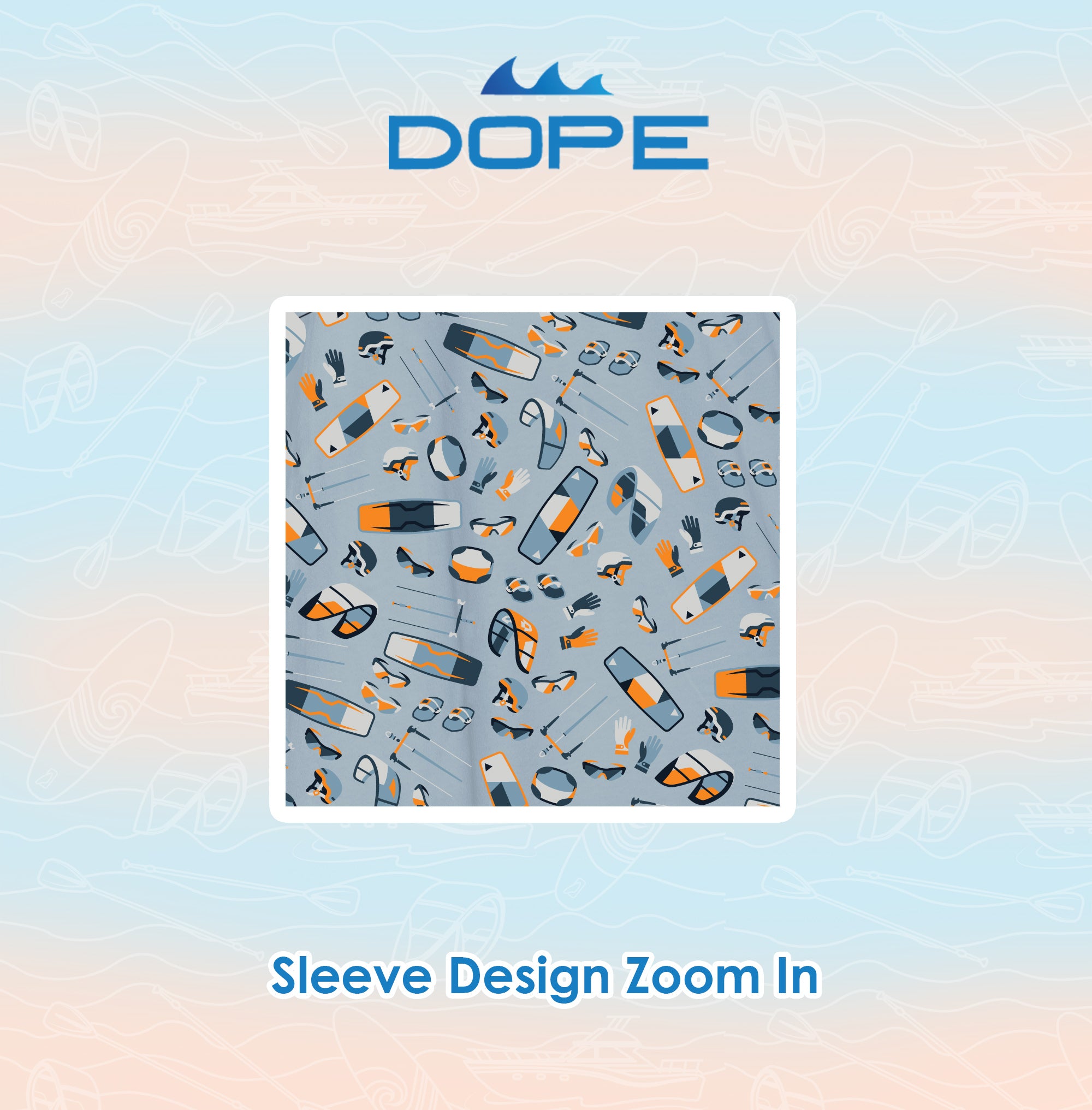 Kitesurfing - Long Sleeve Performance T-shirt