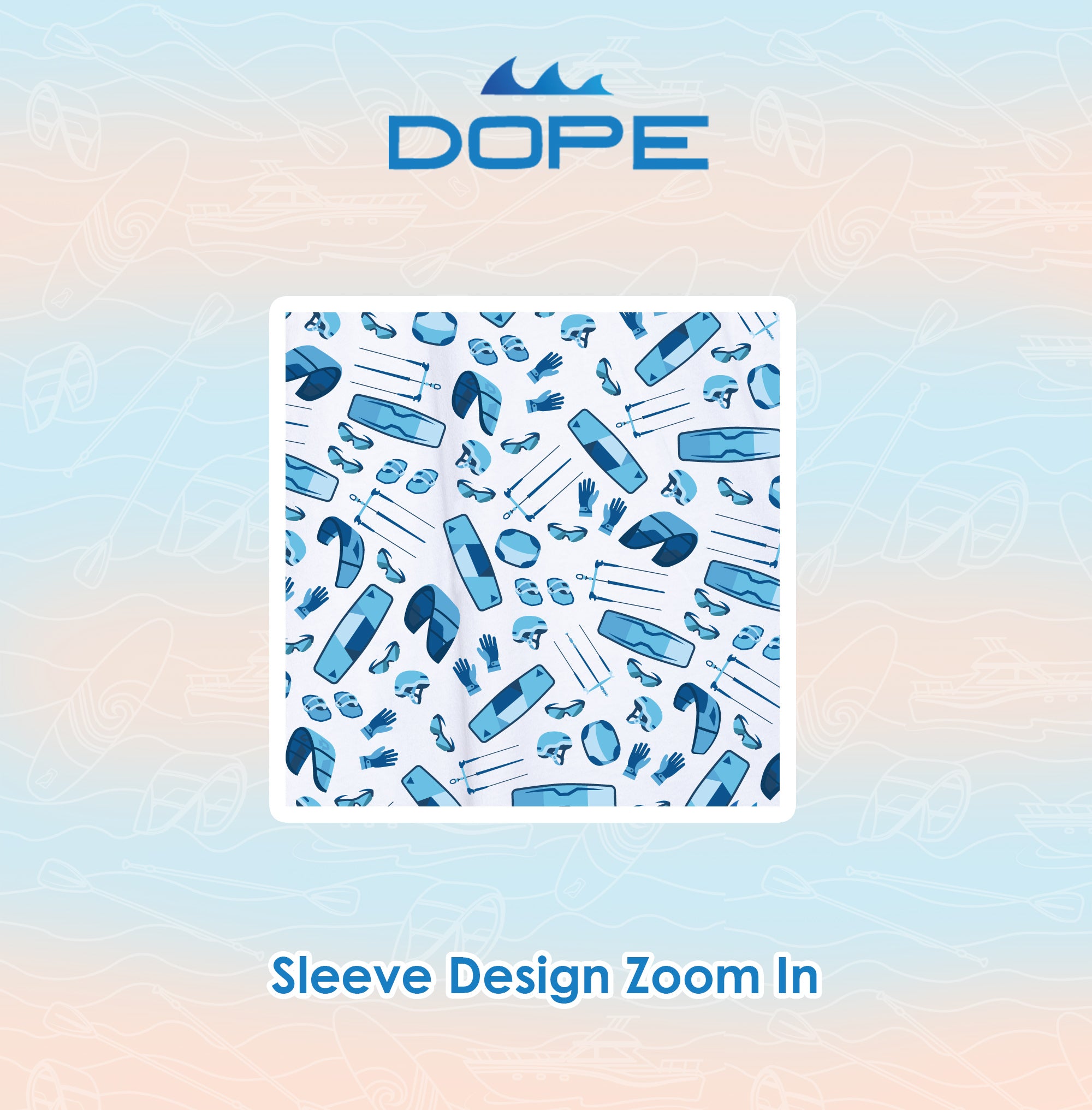 Kitesurfing - Long Sleeve Performance T-shirt