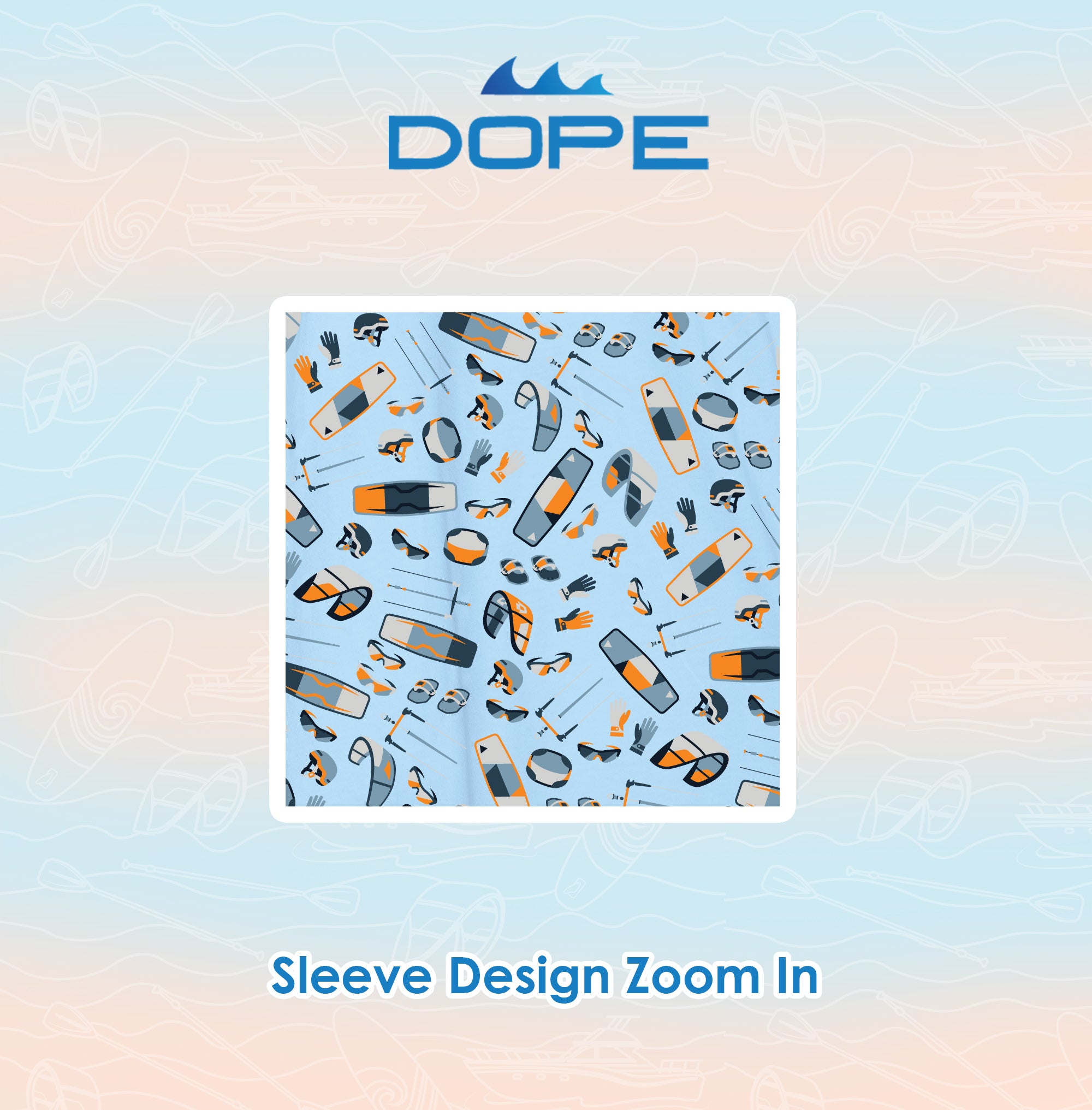 Kitesurfing - Long Sleeve Performance T-shirt