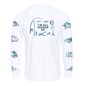 All Geared Up - Long Sleeve Fishing T-shirt