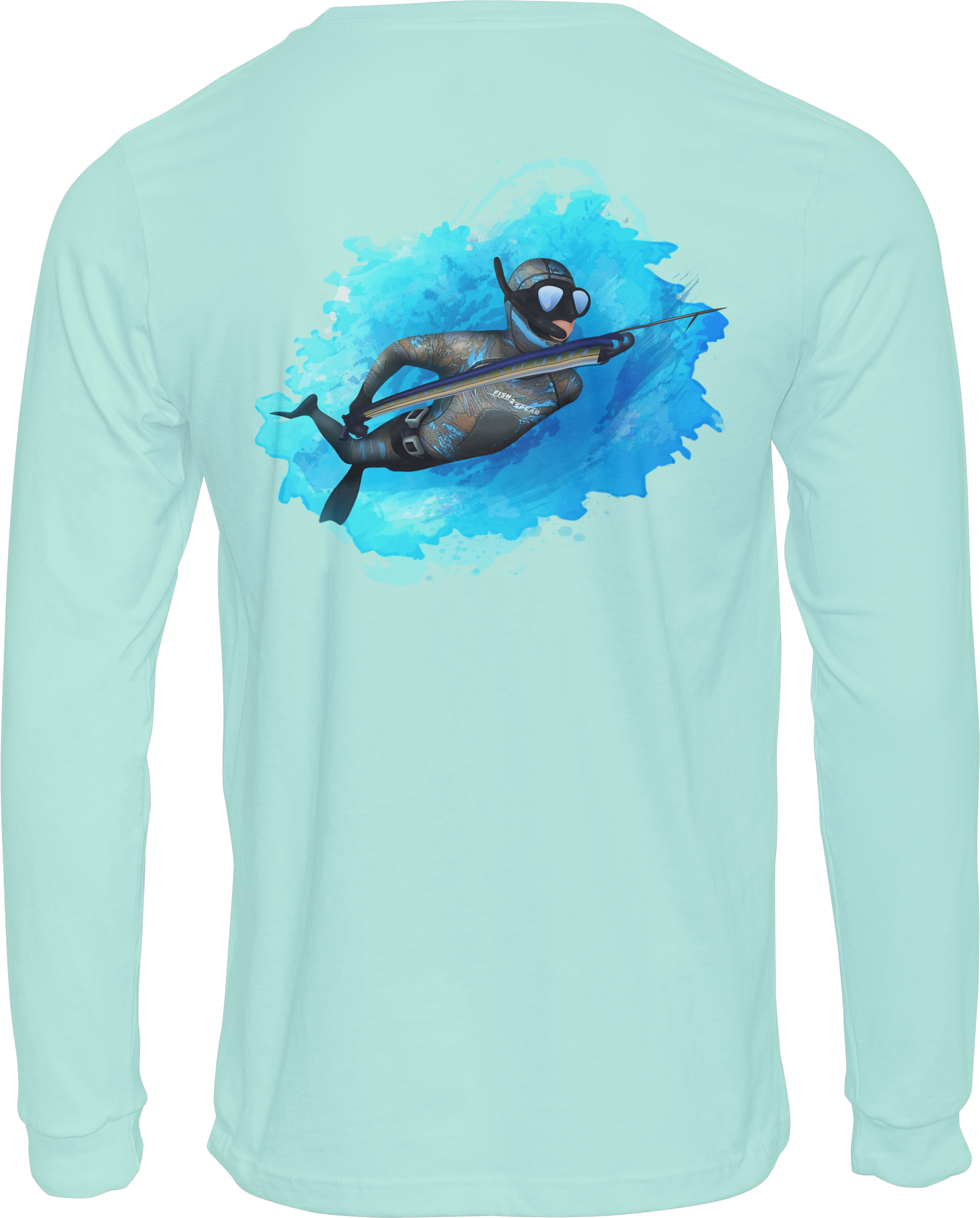 Ultimate Spearo Design Long Sleeves UV, Polyester T-shirt