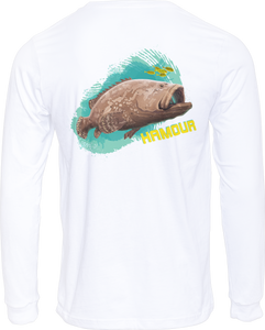 50+UPF Long Sleeve T-shirt, Fishing Apparel, Fishing Shirt, UV T-Shirt, Hamour
