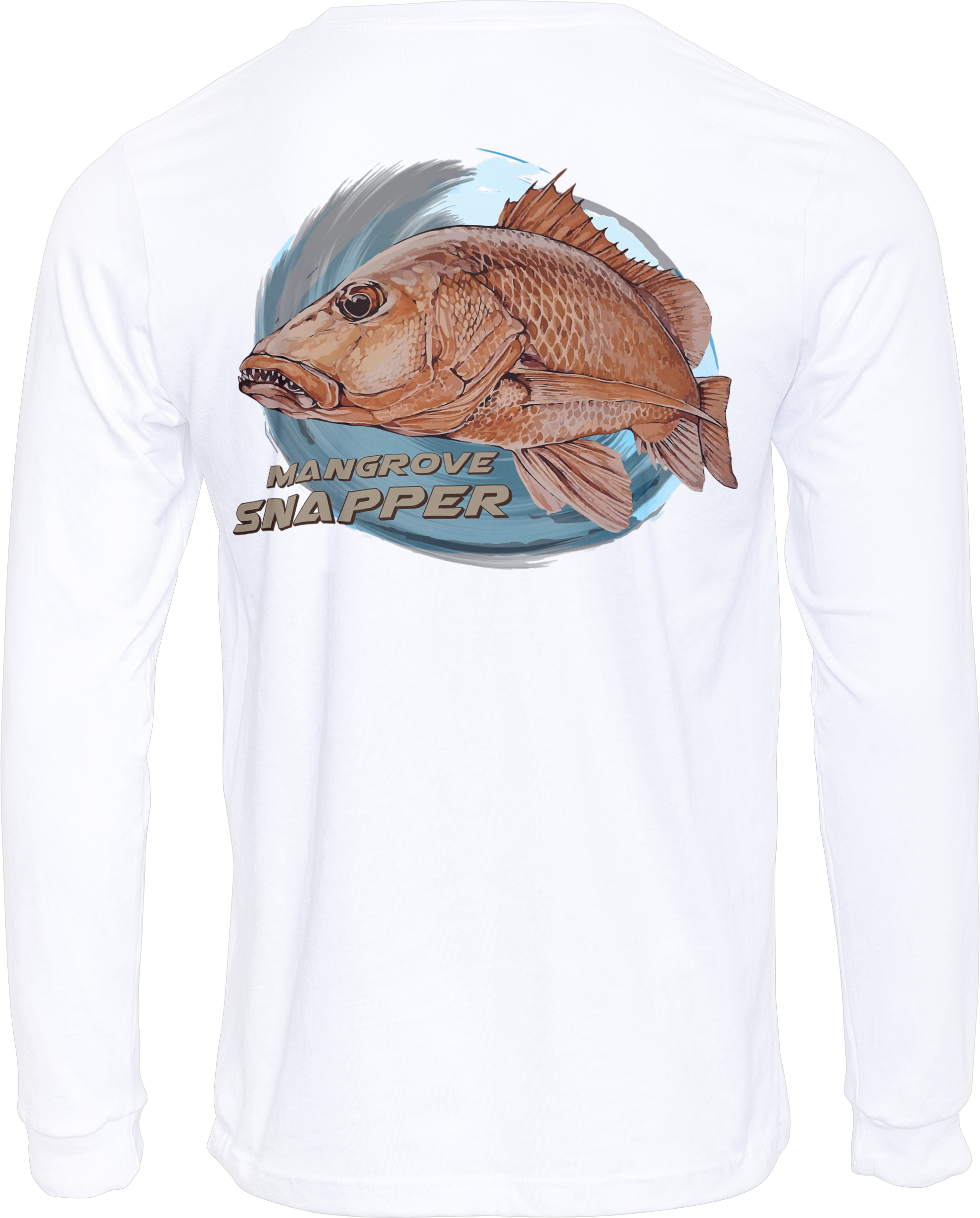 Mangrove Snapper - Long Sleeve Fishing T-shirt