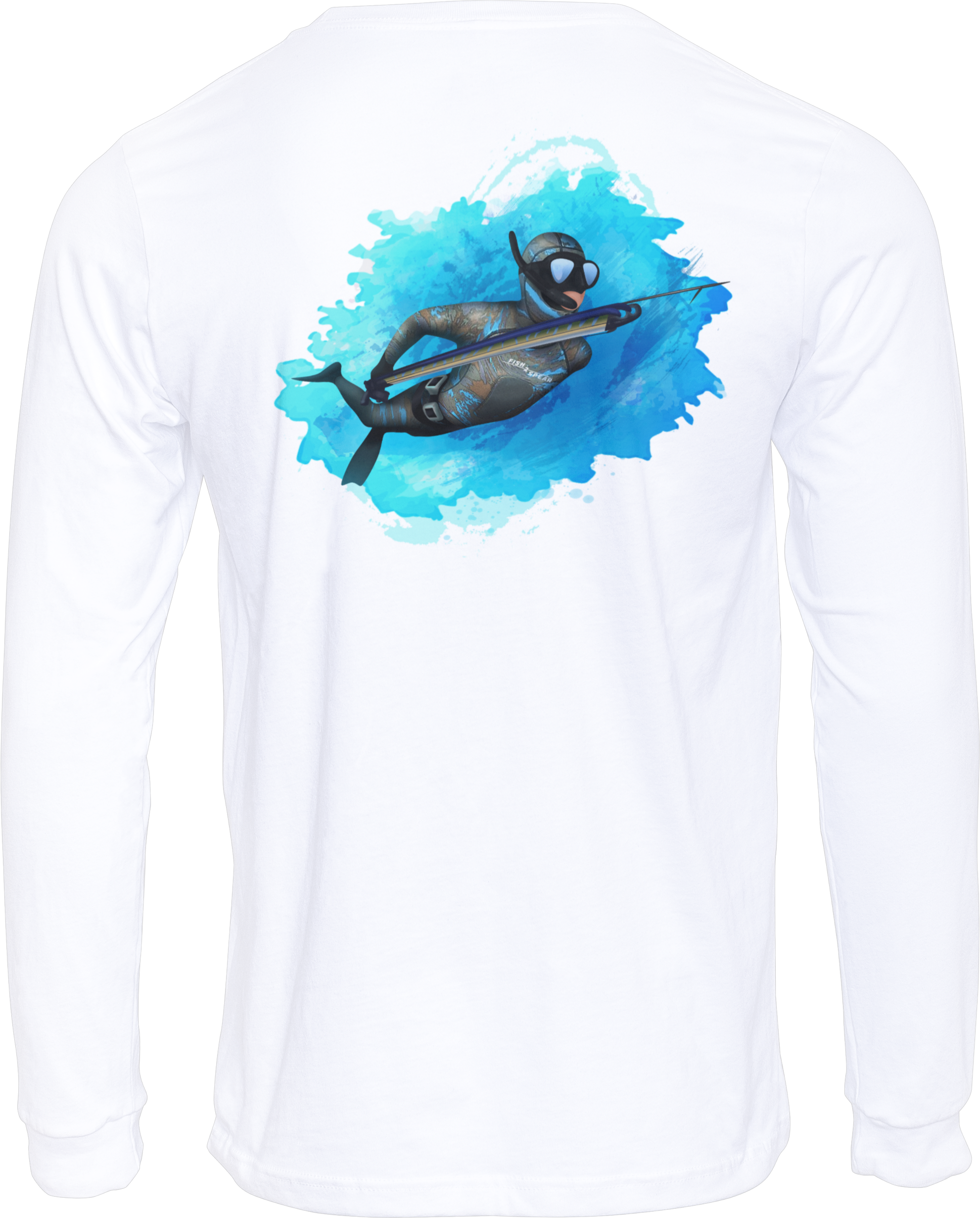 Ultimate Spearo Design Long Sleeves UV, Polyester T-shirt