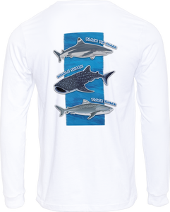 Sharks - Long Sleeve Fishing T-shirt
