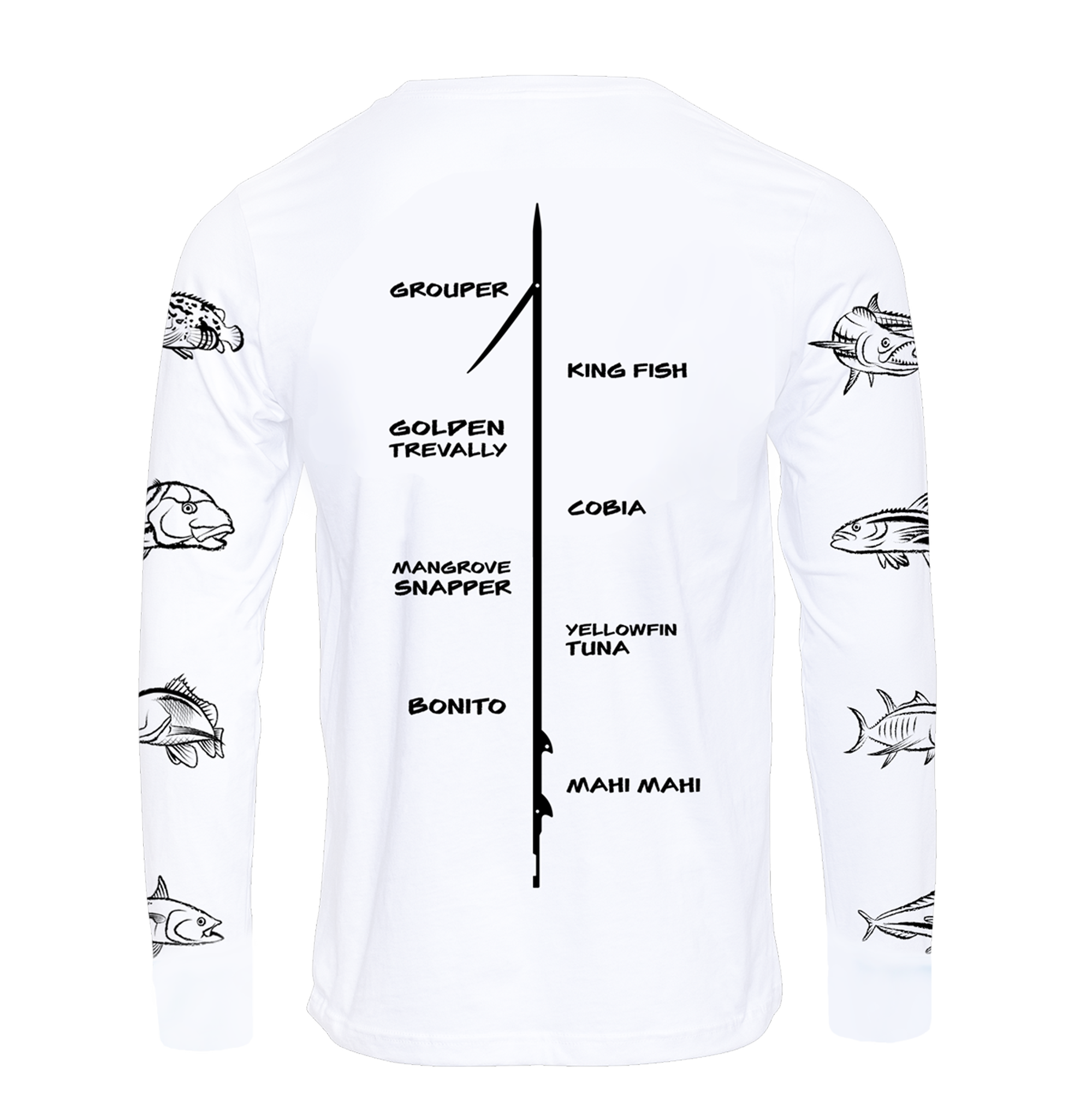 Fish On Sleeves - Long Sleeve Fishing T-shirt