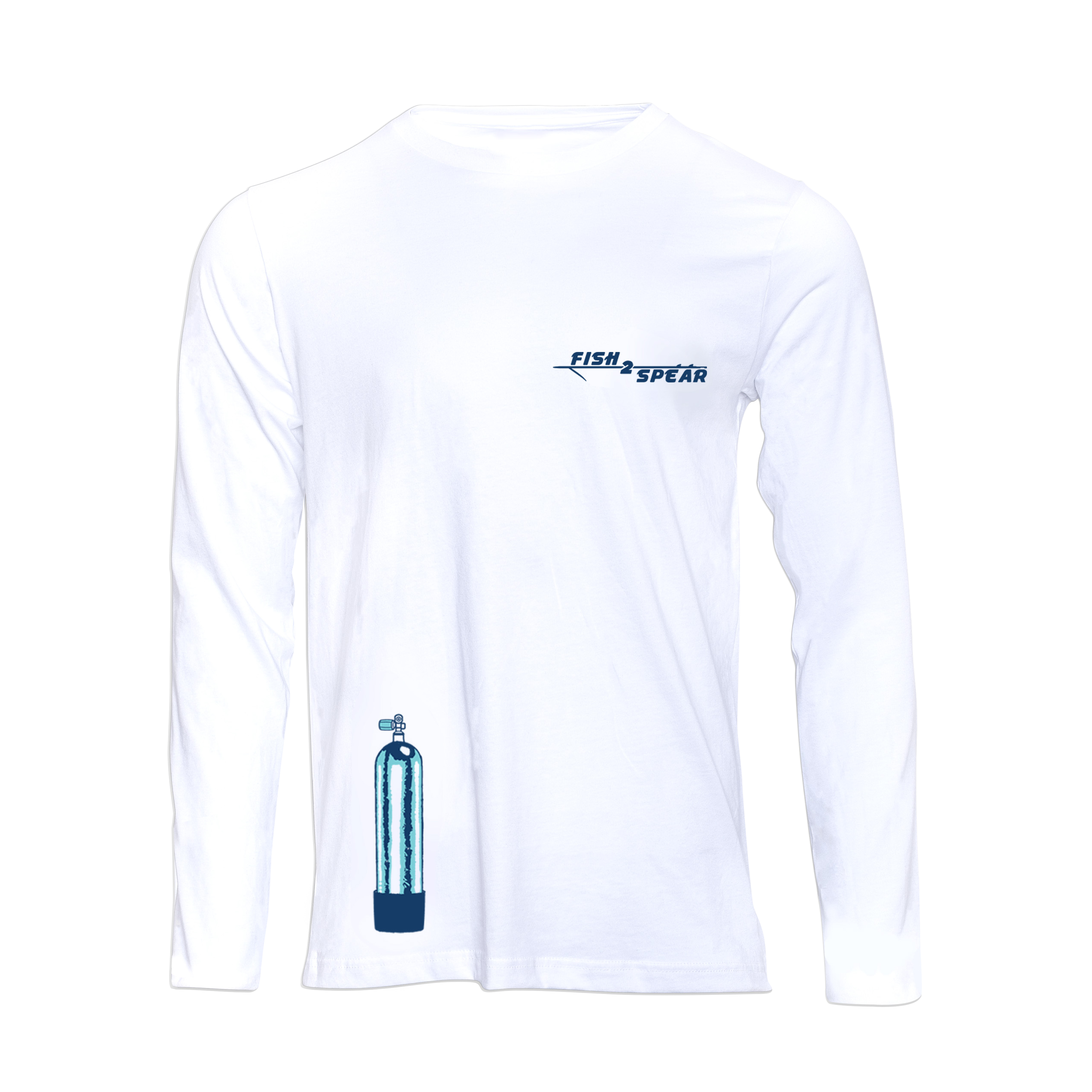 50+UPF Long Sleeve T-shirt - Scuba Diving Design – Fish2Spear